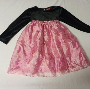 4/$60 Pink and Black Toddler Dress - size 3X